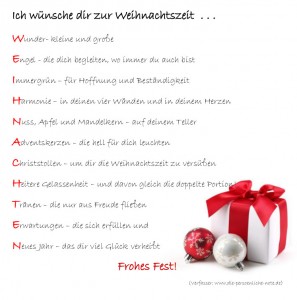 Weihnachtsgruß 2015