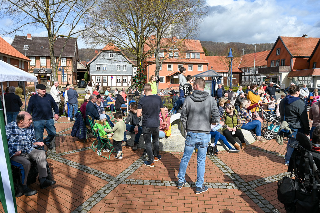 Der Bürgerpark ist gut besucht