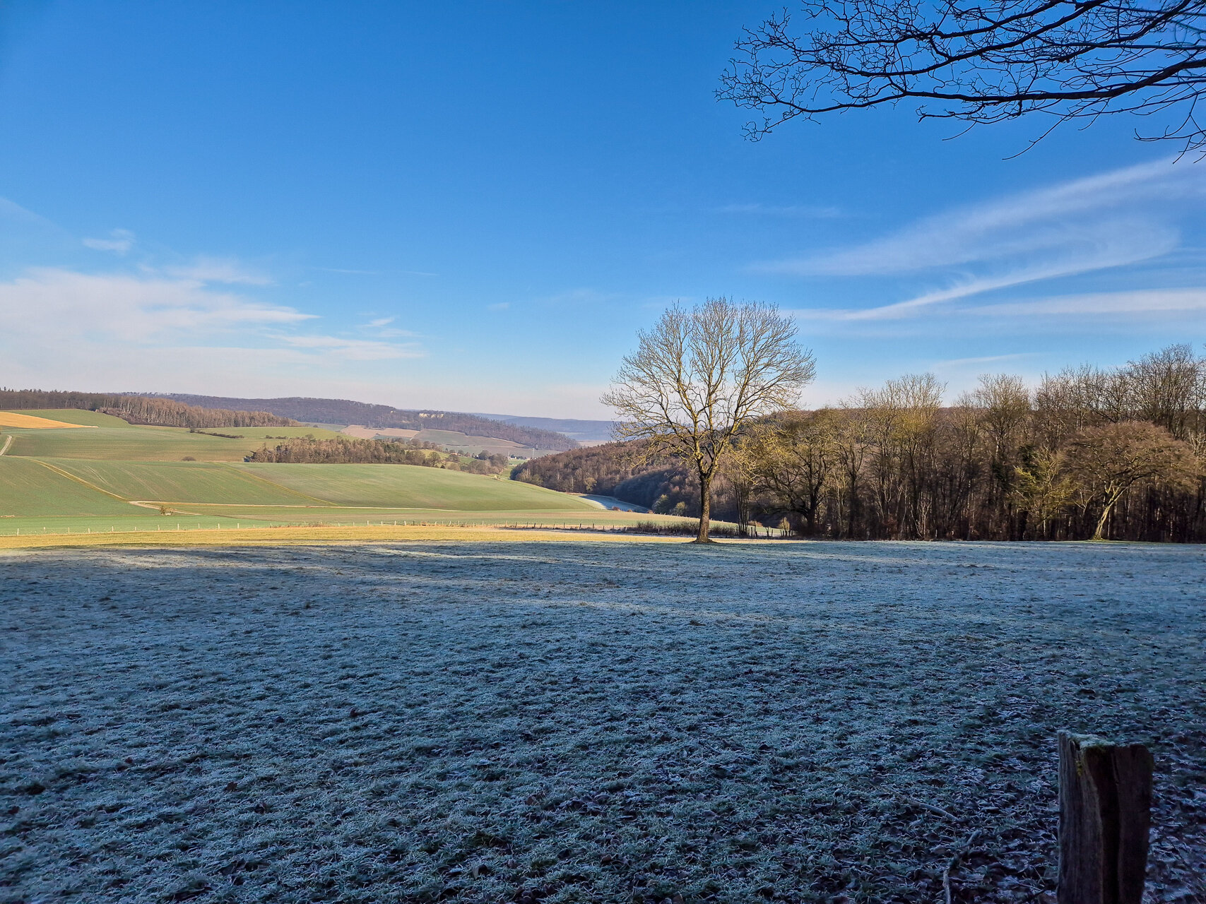 Schöner Ausblick ins Hilstal