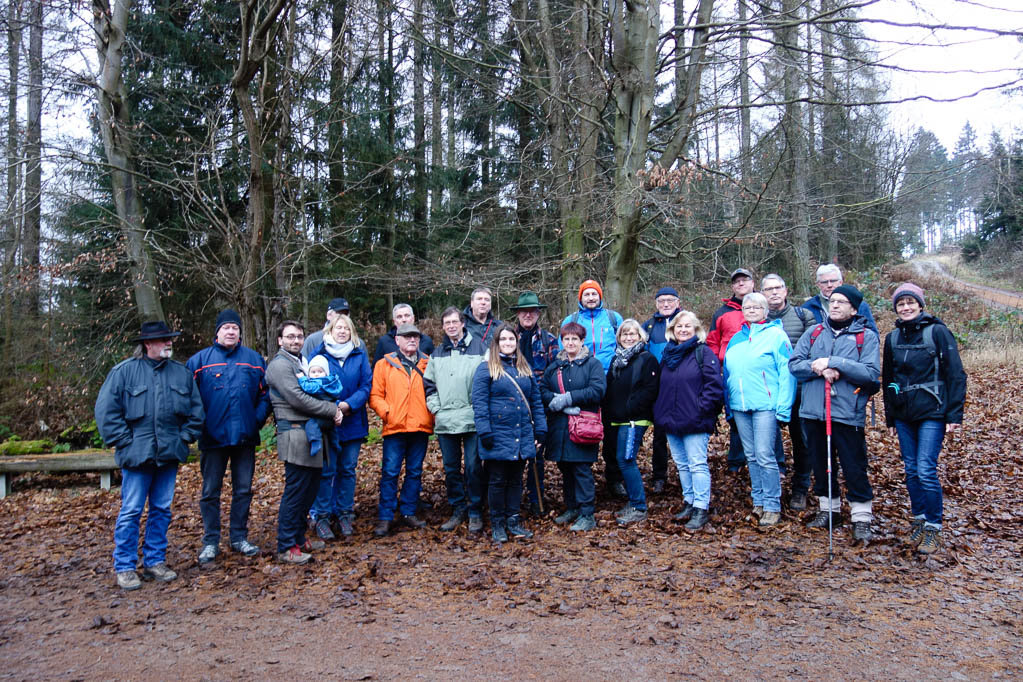 Unsere Wandergruppe am Roten Fuchs