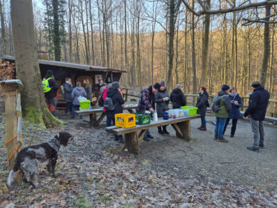 Verpflegungsstation an der Braunschweiger Hütte